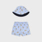 Baby swim trunks with hat