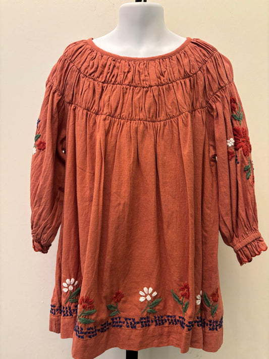 Lala Kids Floral Detail Dress