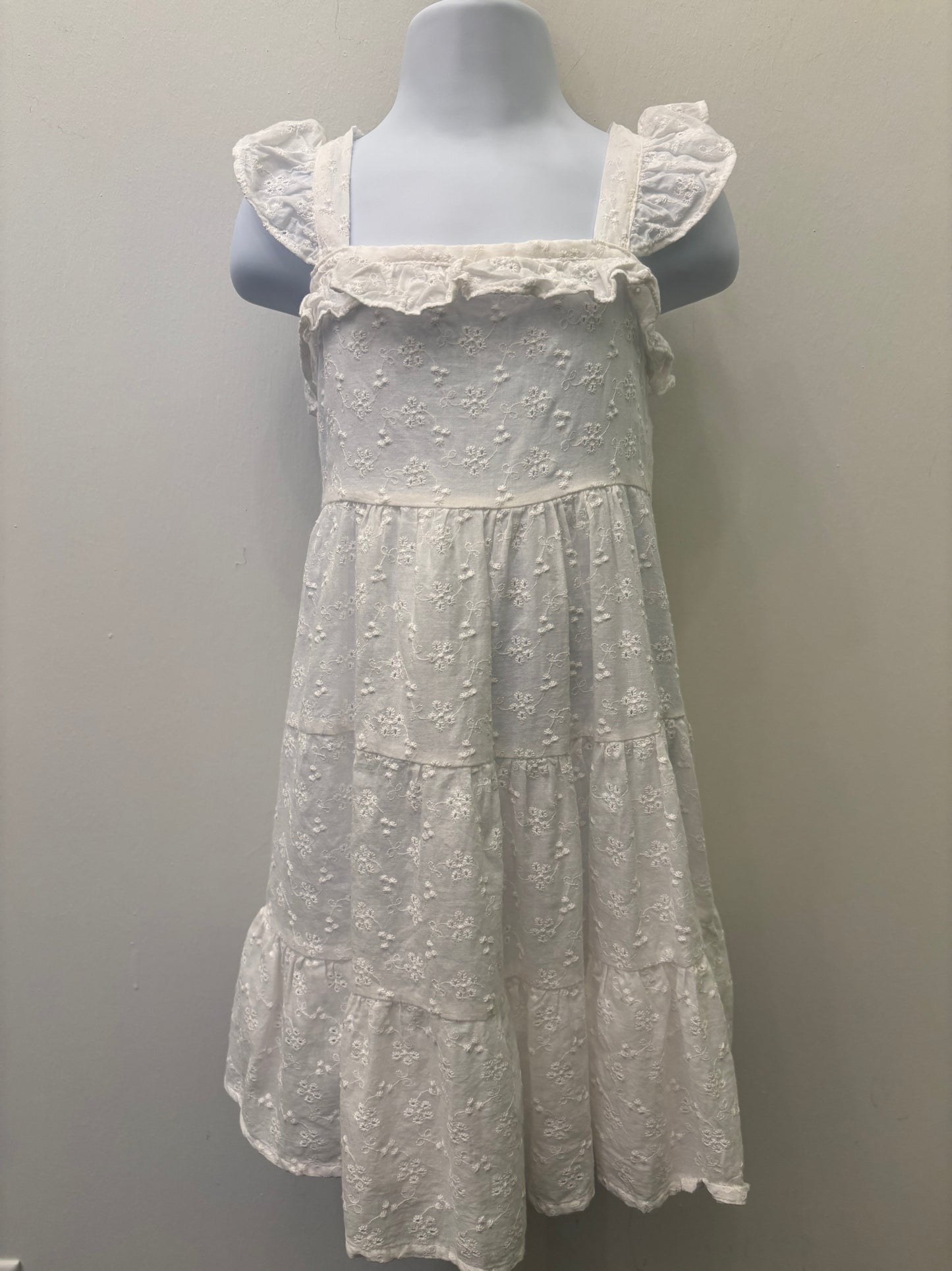 Angel Dear Floral White Dress