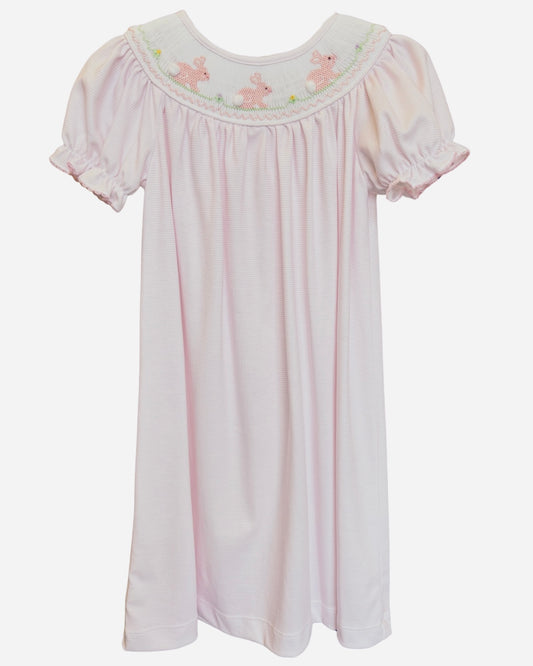 Petit Bebe Smocked Bunny Dress