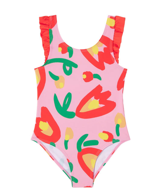 Stella McCartney Swimsuit - Red Ruffle