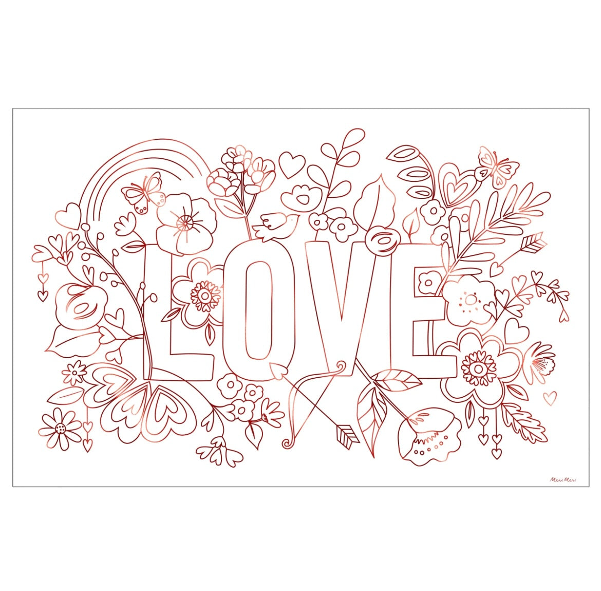 Valentines Coloring Posters