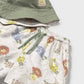 Mayoral Swim Trunks and Reversible Hat Set with Sun Protection