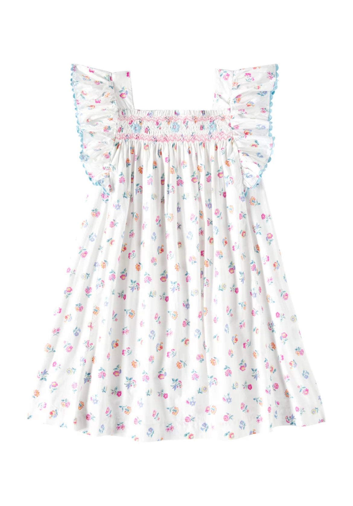 Martine Dress White Felicita Flow