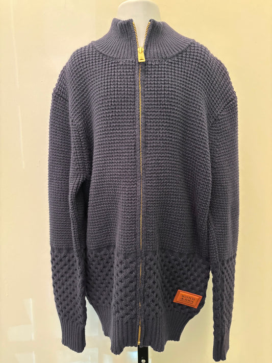 Scotch & Soda Navy Zip-up