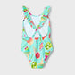 Mayoral Girl Printed Swimsuit with Ruffles