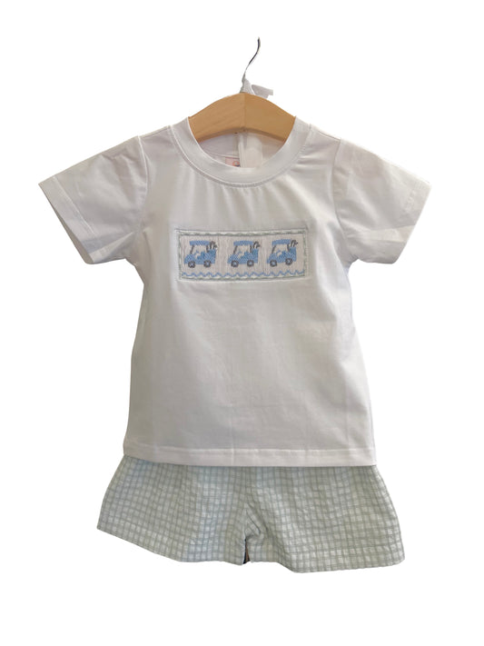 Shop Teeta Boys Set with Blue Golf Carts