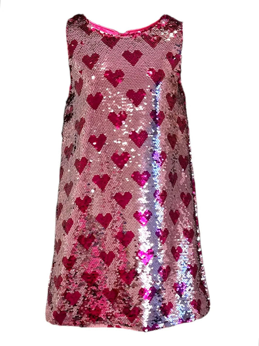 I LOVE YOU SEQUIN DRESS