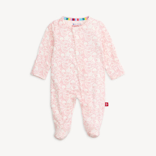 Pink Herds Of A Feather Modal Magnetic Footie