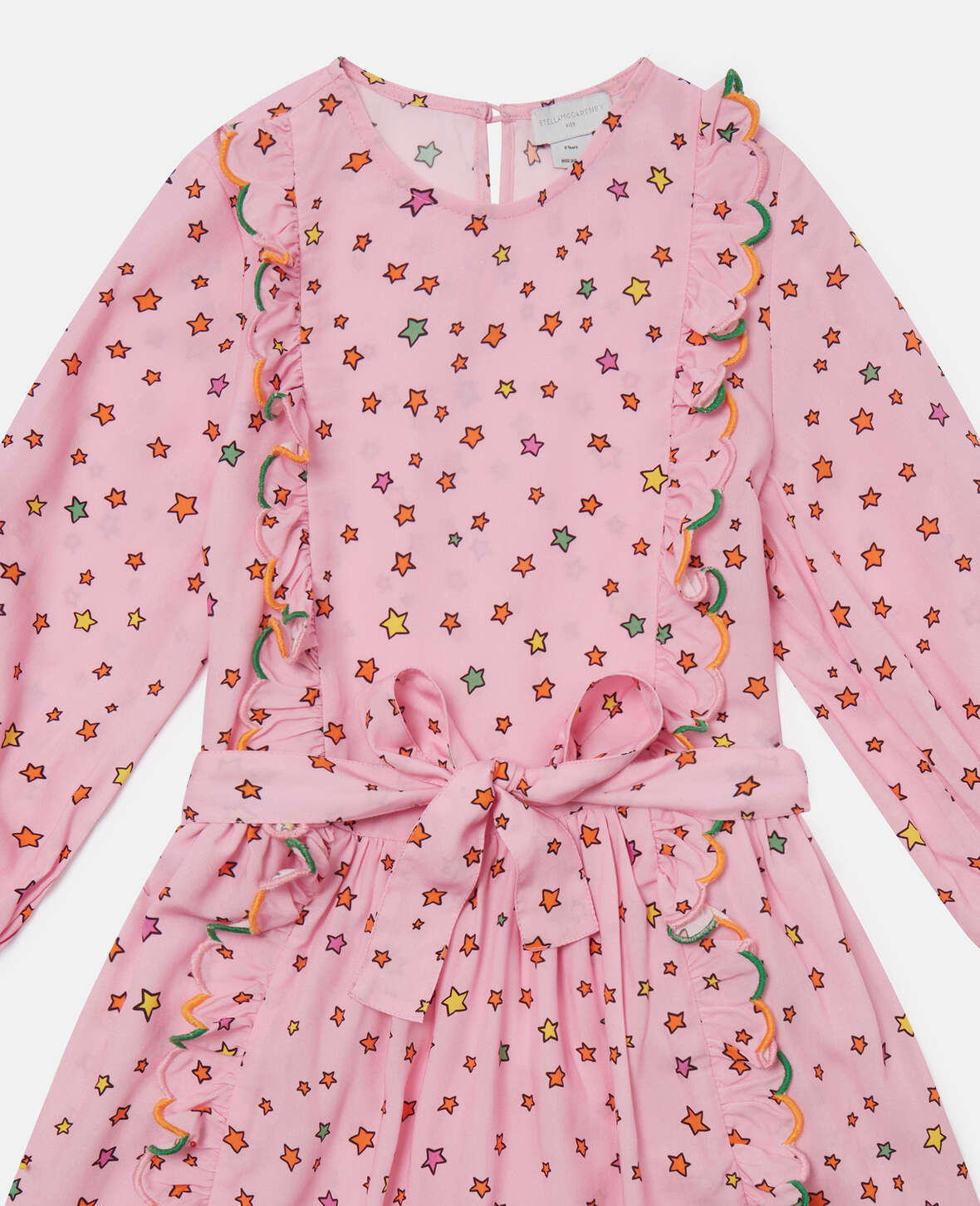 Stella McCartney Star Print Long-Sleeve Dress