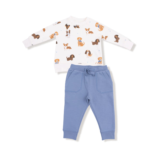 Angel Dear Best Friend Dogs- Sweatshirt + Jogger Set