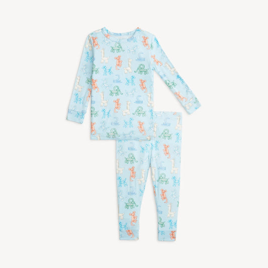 Blue Party Animals Glow In the Dark Modal Magnetic LS PJ set