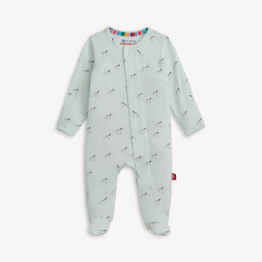 Teal Savannah Plains Modal Magnetic Footie