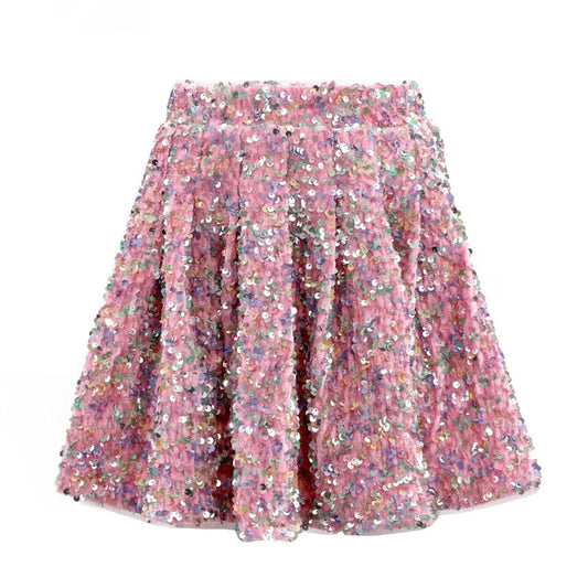 Lola & The Boys Candy Sequin Skirt