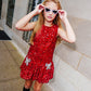 Lola & The Boys Ruby Bows Dress