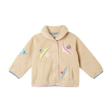 Stella McCartney Teddy Jacket with Birds Patch