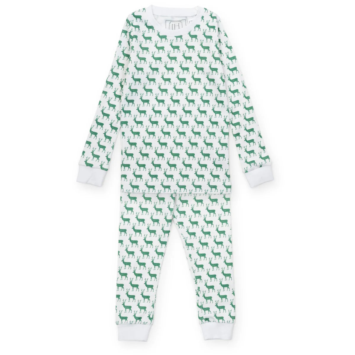 Lila and Hayes Grayson Pajama Pant Set - Woodland Deer