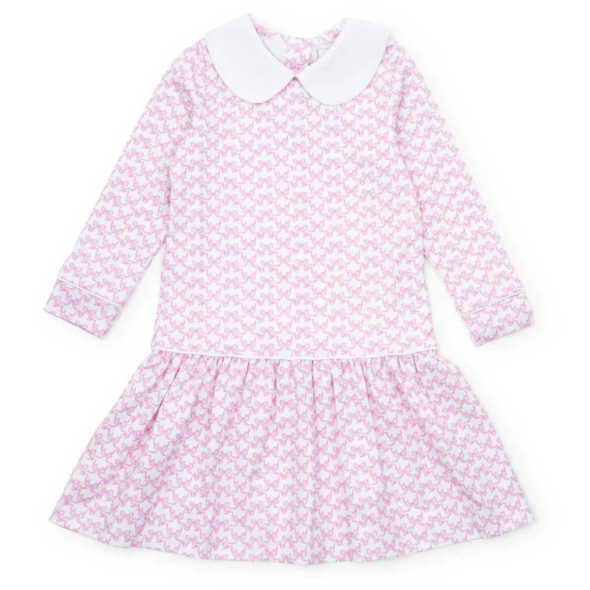 Lila and Hayes Lillian Girls’ Dress - Pretty Pink Bows