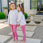 Lila and Hayes Lulu Girls’ Legging Set - Berkshire Batik Floral