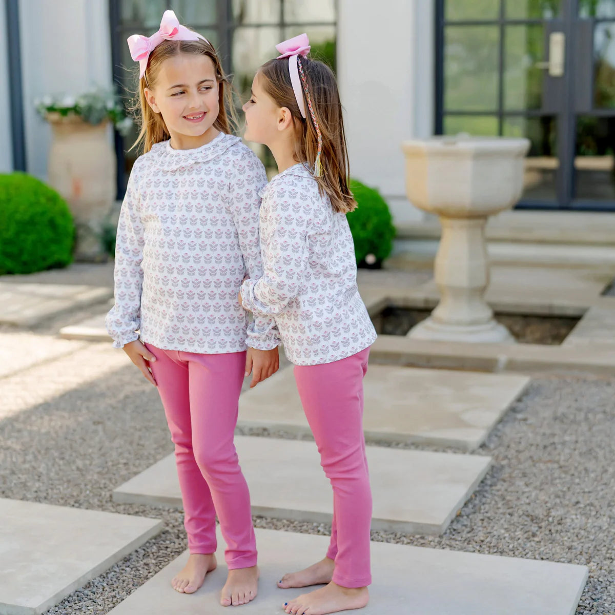 Lila and Hayes Lulu Girls’ Legging Set - Berkshire Batik Floral