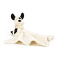 Jellycat Bashful Rufferty Black & Cream Puppy Soother