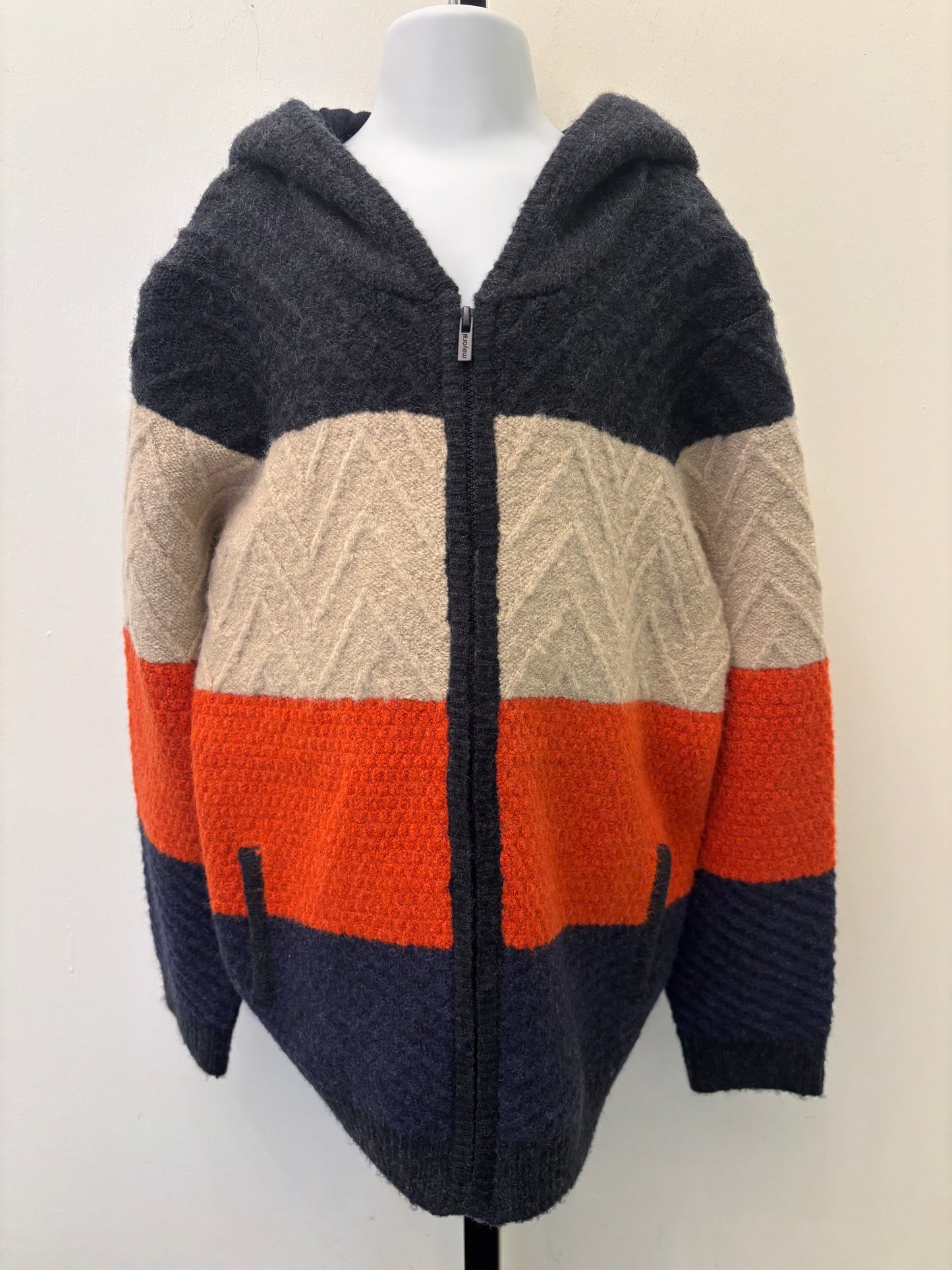 Mayoral Striped Hoodie