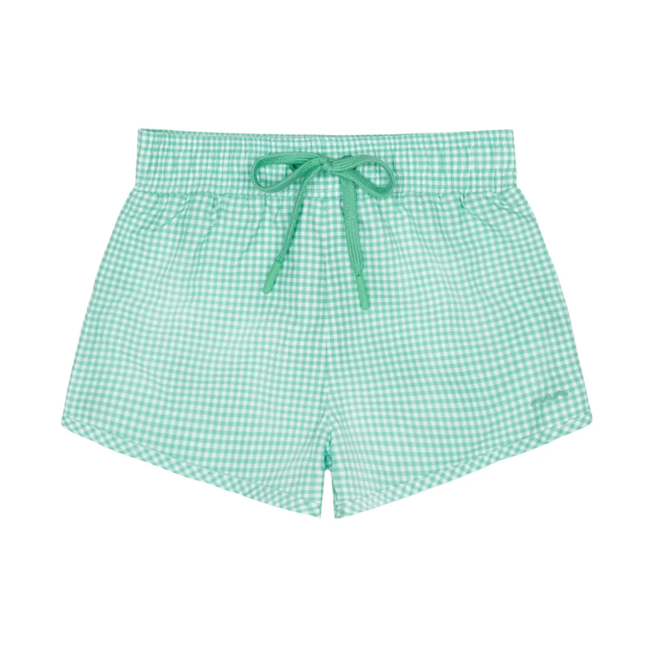 Minnow Gustavia Green Gingham Boardie