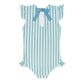 Minnow Girls Tamarin Stripe Ruffle Collar One Piece