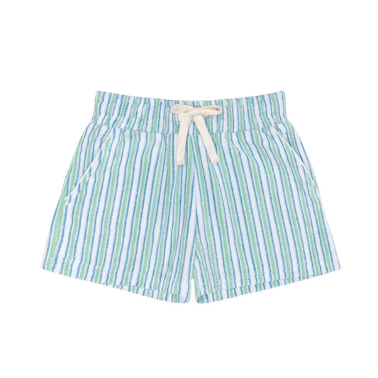 Minnow Boys Tamarin Stripe French Terry Short