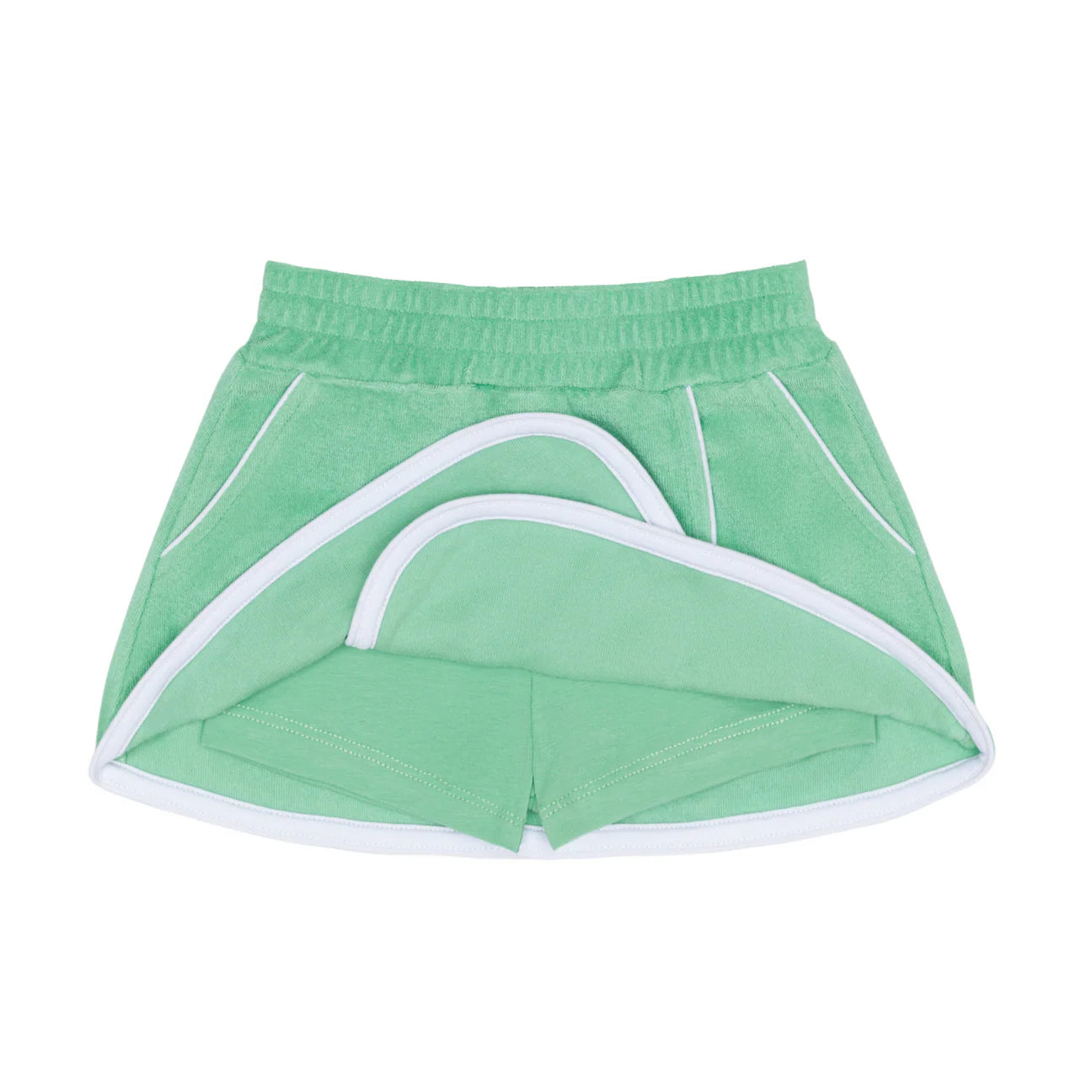 Minnow Girls Gustavia Green French Terrier Tennis Tank Top and Skort Set