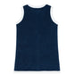 Minnow Girls Navy French Terry Sleeveless Button Down Dress