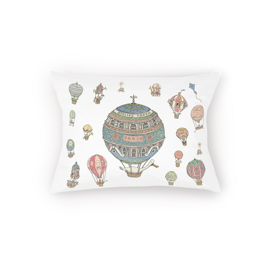 Atelier Choux Hot Air Balloons Velour Cushion