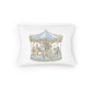 Atelier Choux Carousel Blue Velour Pillow