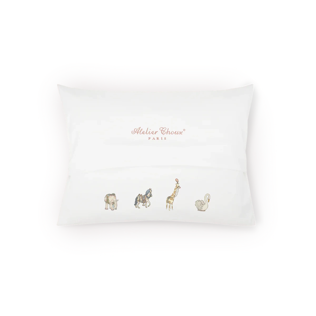 Atelier Choux Carousel Blue Velour Pillow
