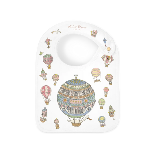 Atelier Choux SATIN BIB – HOT AIR BALLONS