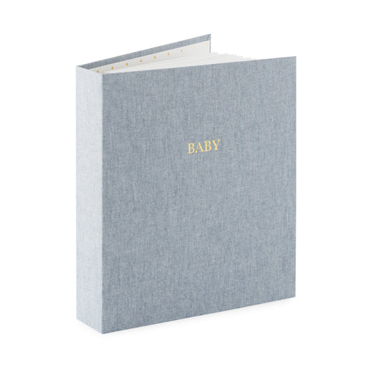 Sugar Paper Chambray Baby Book