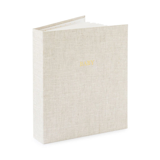 Sugar Paper Flax Baby Book