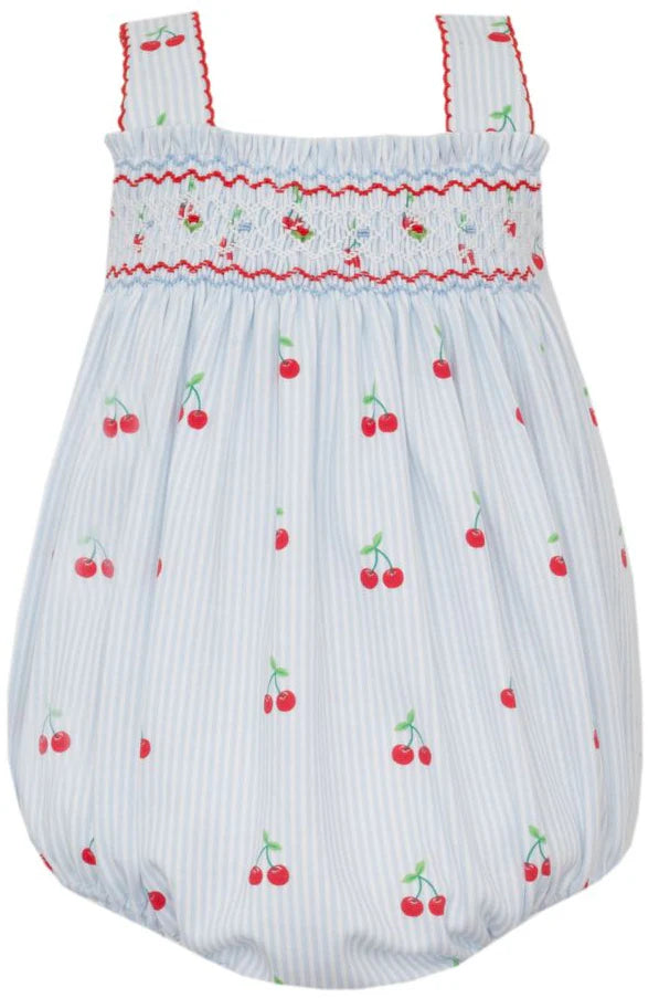 Petit Bebe Smocked Cherry Sunbubble
