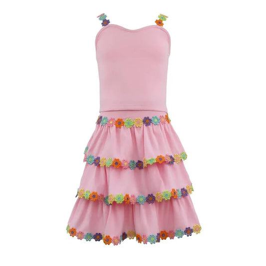 Lola & The Boys Pinky Happy Floral Set