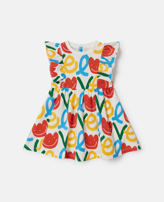 Stella McCartney All-Over Floral Cotton Dress