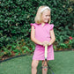 LILA AND HAYES MARGOT GIRLS' TIERED SKIRT BY LH SPORT - Hot Pink