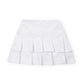 LILA AND HAYES MARGOT GIRLS' TIERED SKIRT BY LH SPORT - WHITE