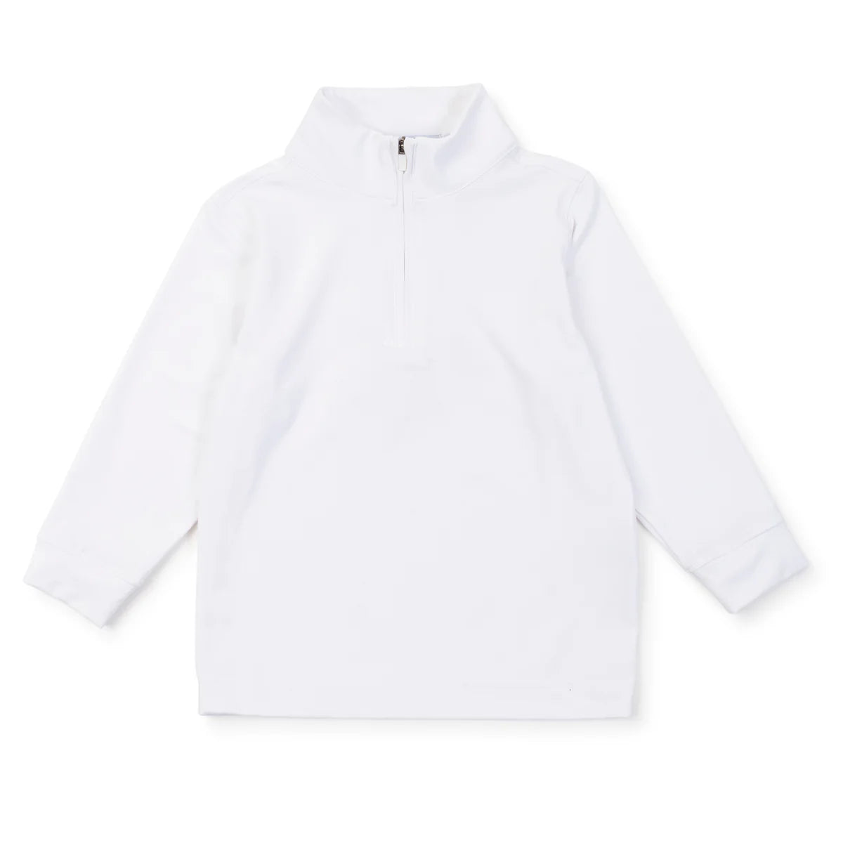 LILA AND HAYES SAM QUARTER ZIP PULLOVER BY LH SPORT - White