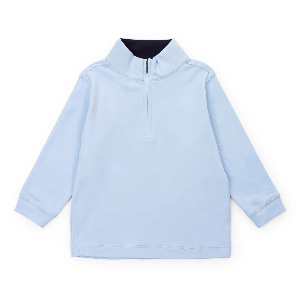 SPENCER QUARTER ZIP PULLOVER - BLUE STRIPES