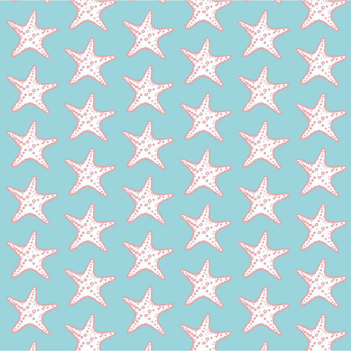 LILA AND HAYES Caroline Girls' Dress - Seaside Starfish