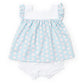 LILA AND HAYES ANNIE GIRLS' BLOOMER SET - SEASIDE STARFISH