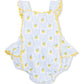 Angel Dear Lovely Lemon Ric Rac Ruffle Sunsuit