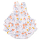 Angel Dear Citrus Floral Ruffle Sunsuit