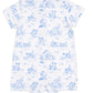 Angel Dear Puppy Toile Blue Polo Shortie