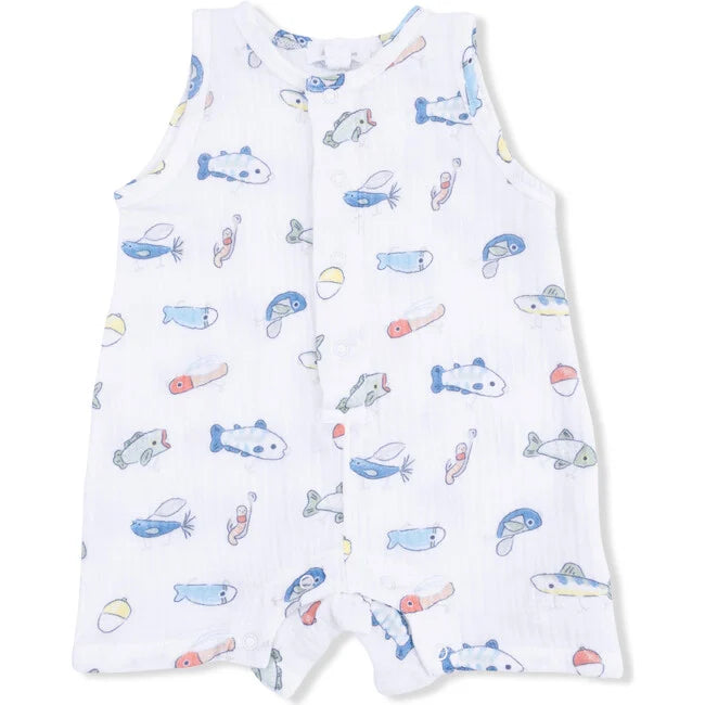 Angel Dear Fishing Lure Shortie Romper